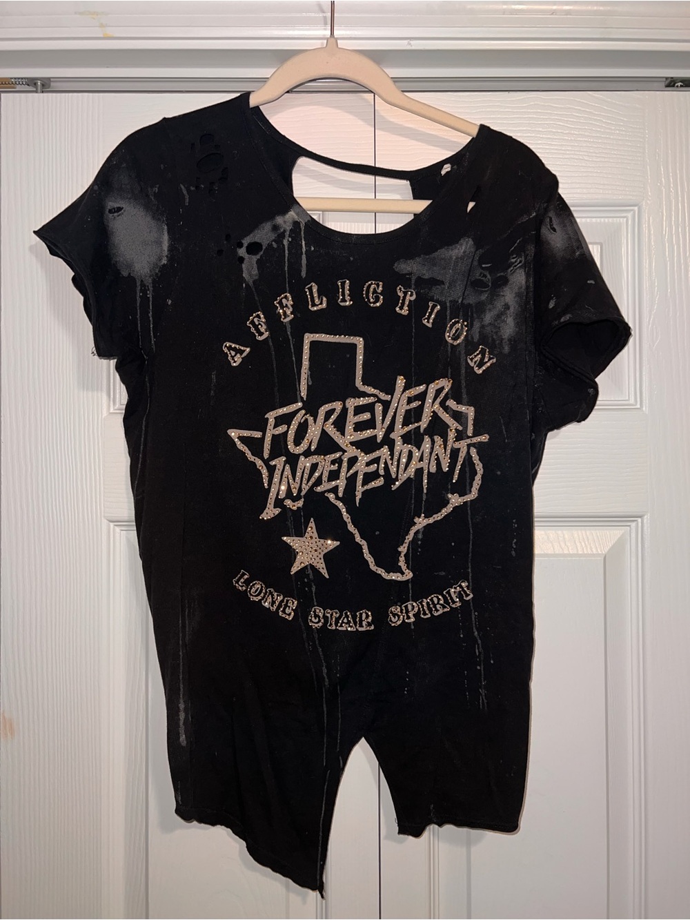 Affliction Black Texas Shirt